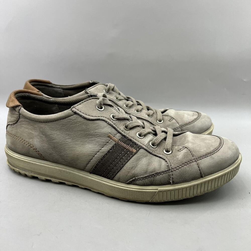 Ecco Ennio Retro Casual Shoes Men Size 10 10.5 US, 44 EU Gray Comfort Sneakers